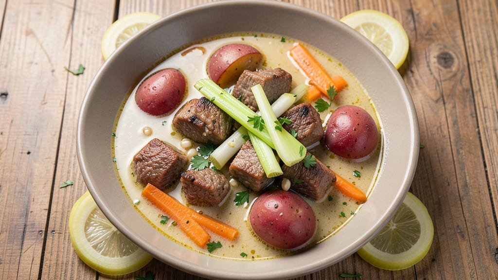 Basic Vegetable Beef Soup Recipe: Hearty Simmer With Tender Meat and Veggies