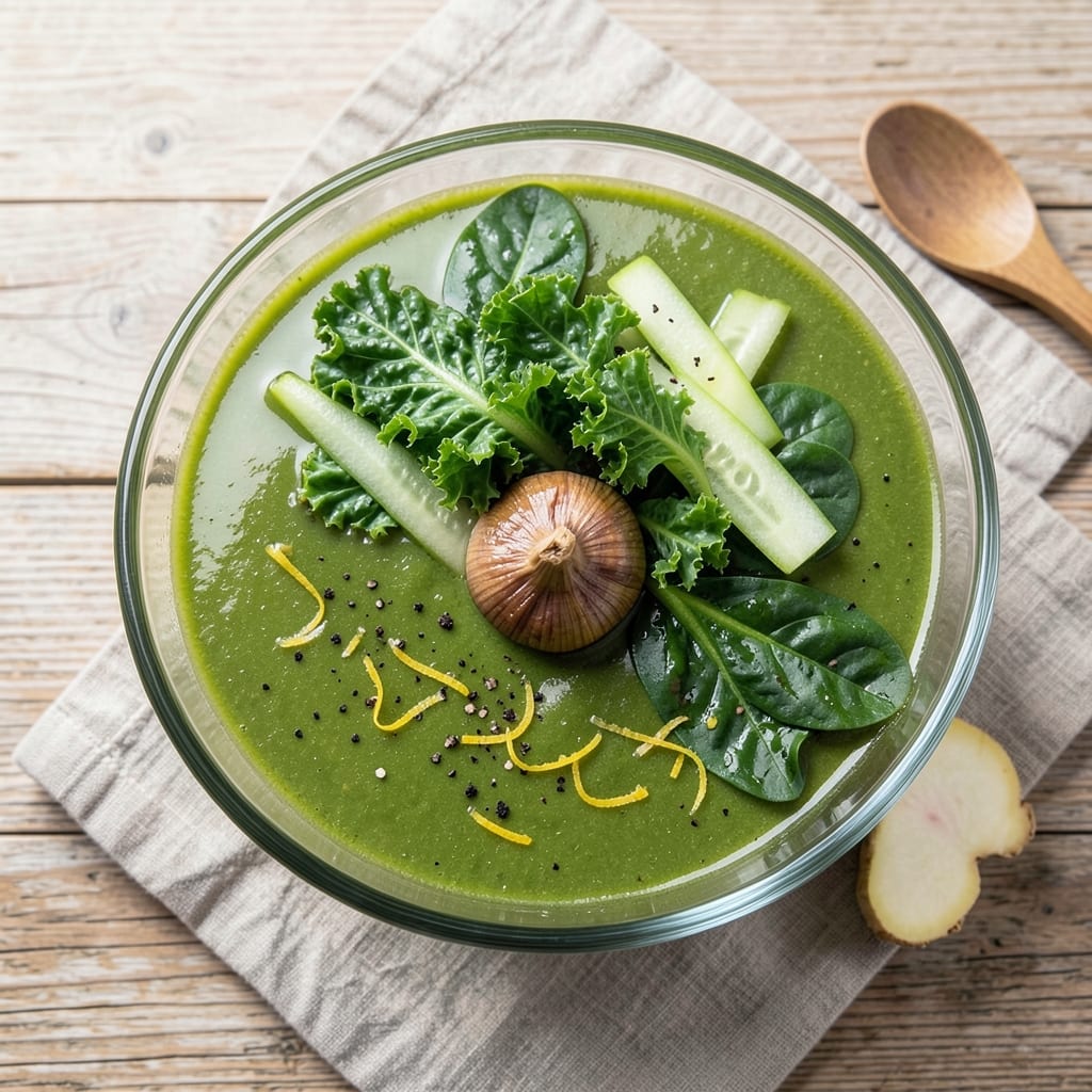 Alkaline Vegetable Soup Recipe: Gut-Friendly Greens and Lemon Zest Brightness