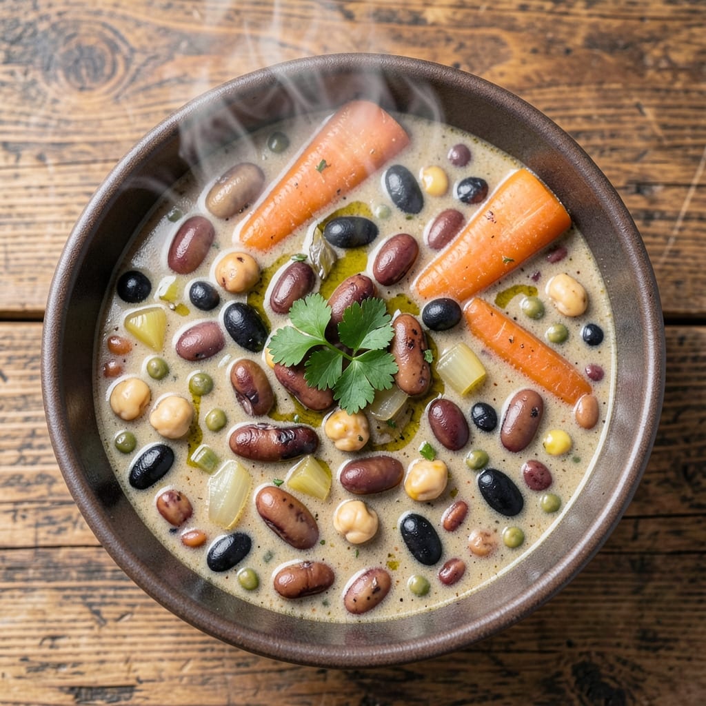 15 Bean Vegetarian Soup Recipe: Instant Pot Pantry Powerhouse