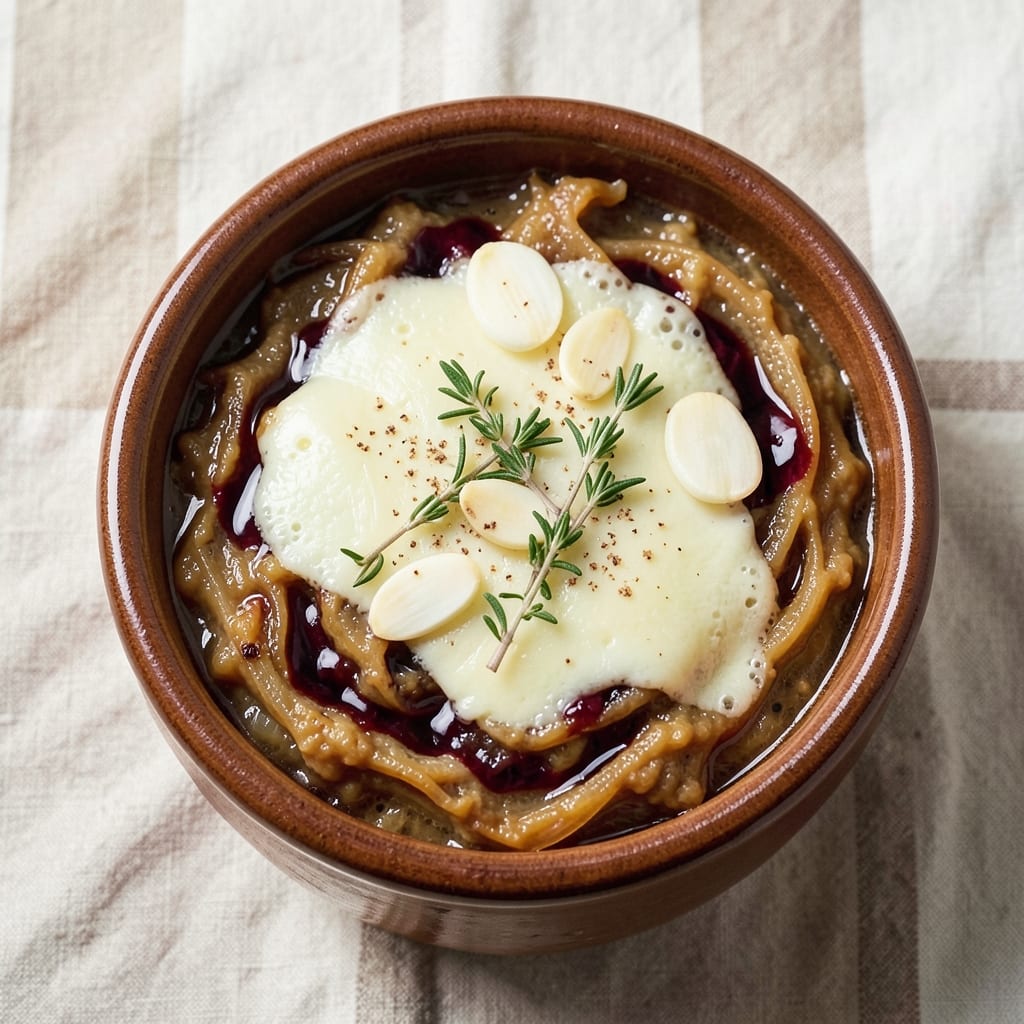 Alcohol-Free French Onion Soup Recipe: Rich Caramelized Onions and Melted Gruyère