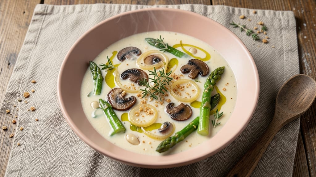 Asparagus and Mushroom Soup Recipe: Earthy Umami Depth in One Pot