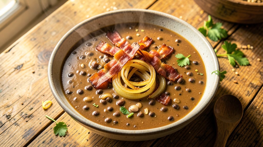 Slow Cooker Black Eyed Pea Soup Recipe: Smoky Bacon Crunch and Spiced Depth