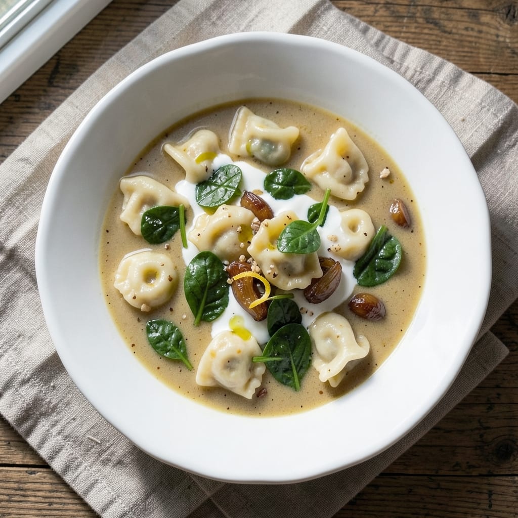Aldi Tortellini and Spinach Soup Recipe: One-Pot Creamy Green Goodness