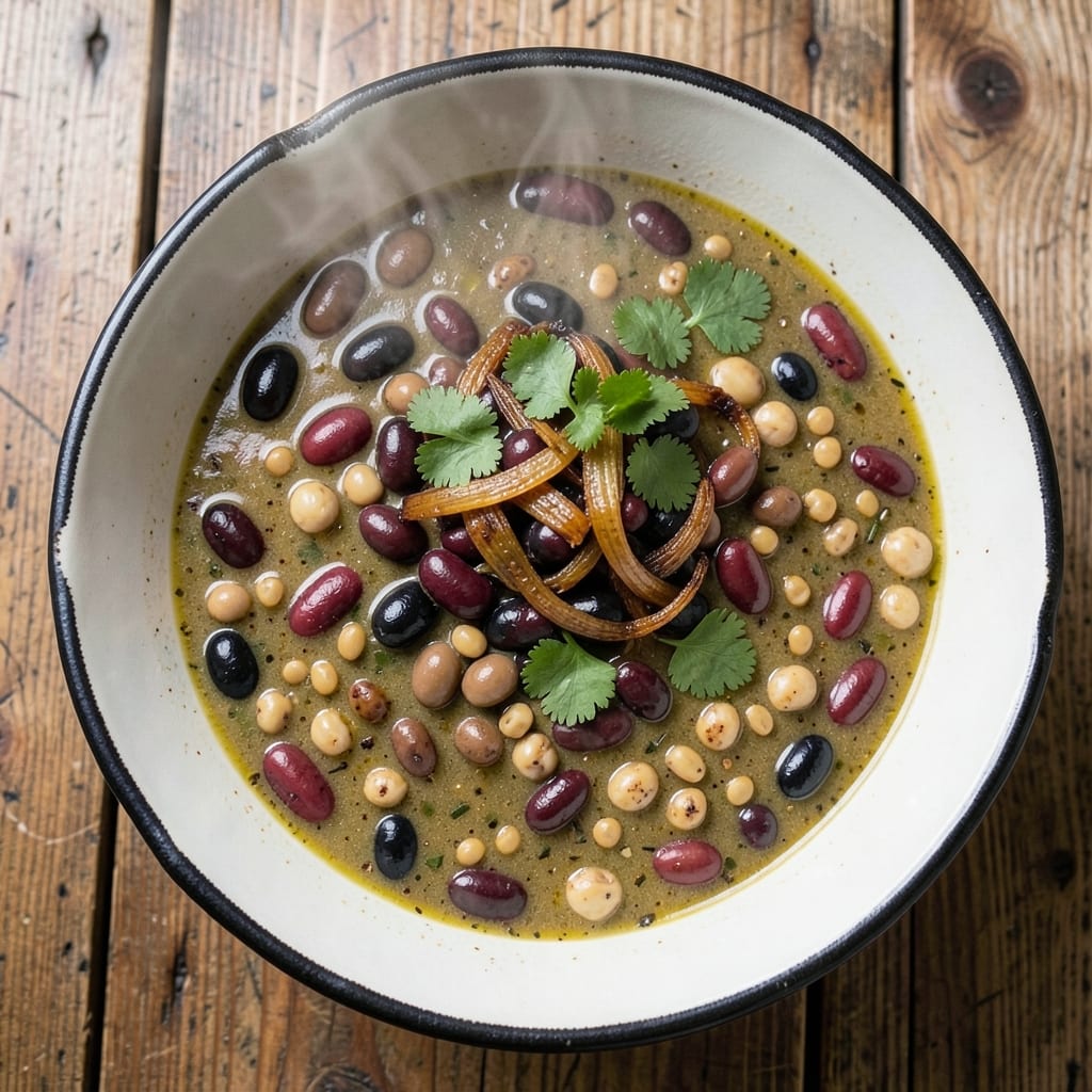 Slow Cooker 9 Bean Soup Recipe: Hearty Pantry Staples in One Pot