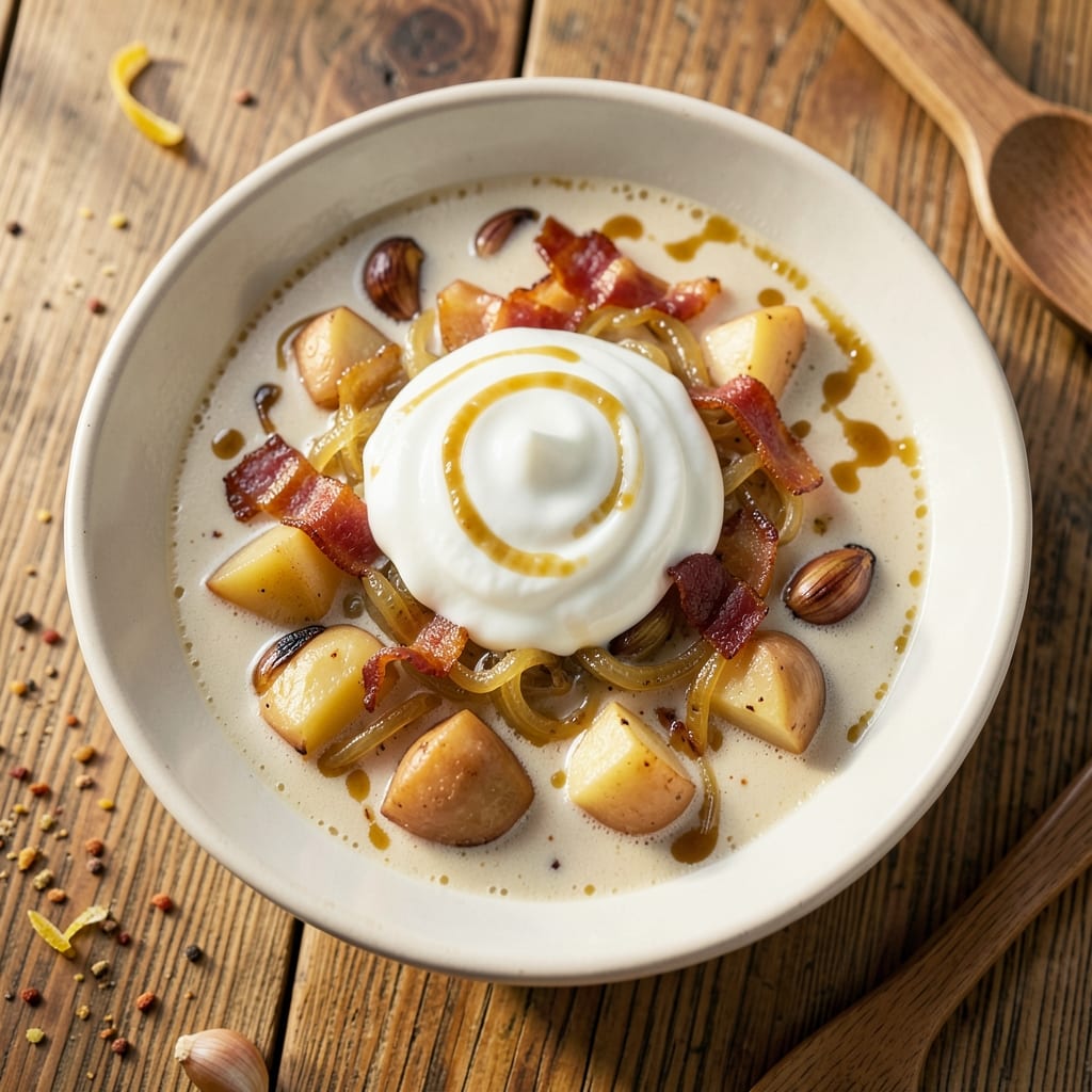 Alton Brown's Potato Soup Recipe: Velvety Silken Texture with Roasted Depth