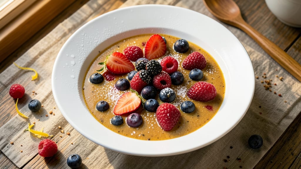 Berry Soup Recipe: Bright Summer Berries Simmered in Vanilla-Infused Broth