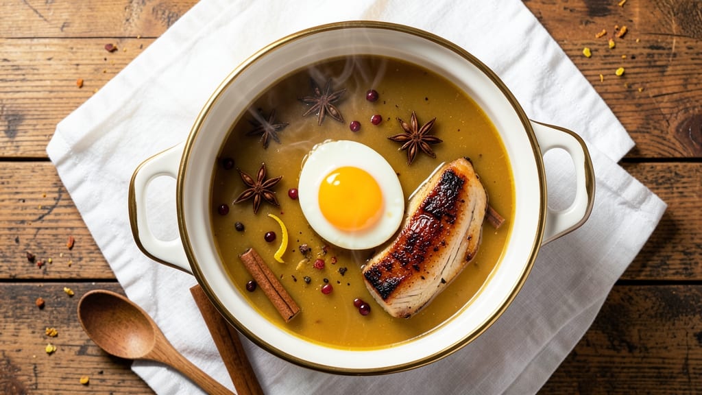 Best Wedding Soup Recipe Ever: Herbed Egg Ribbons in Fragrant Five-Spice Broth