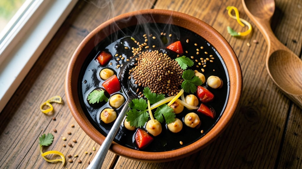 Black Chana Soup Recipe: Spiced Chickpea Comfort with Cumin-Tinged Crunch