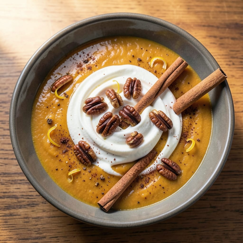 5 Star Pumpkin Soup Recipe: Spiced Silk with Toasted Nut Crunch