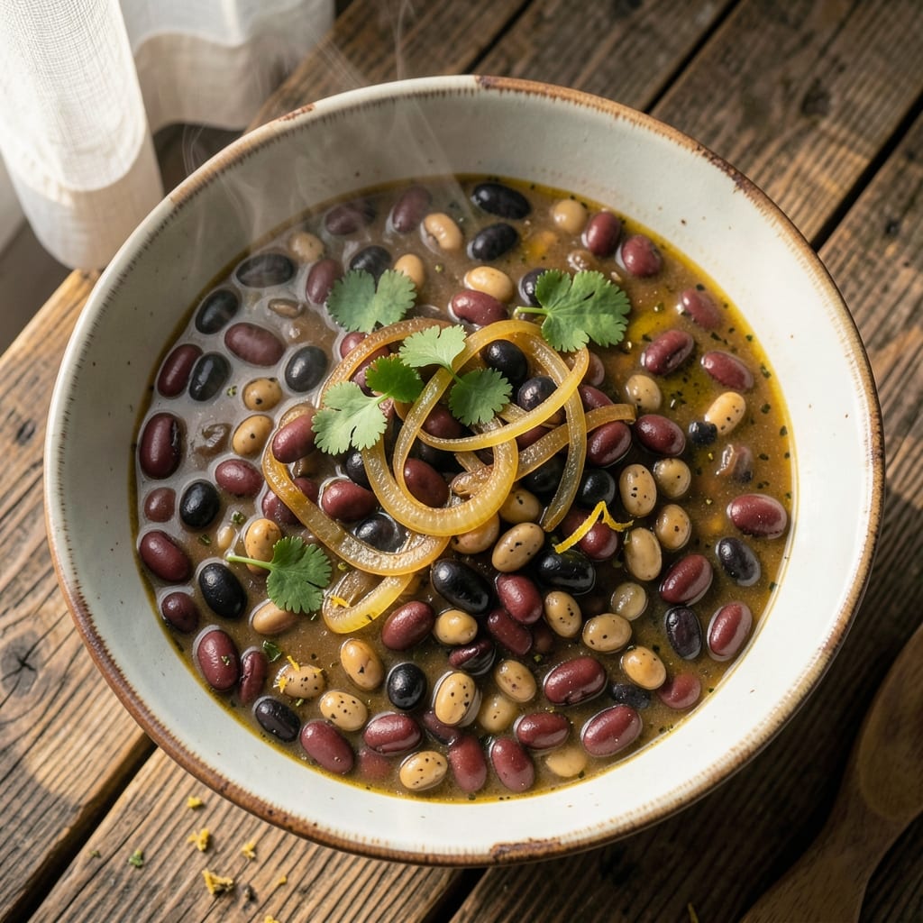 12 Bean Vegetarian Soup Recipe: Earthy Protein-Packed Pot of Winter Warmth