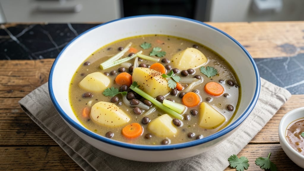 Black Eyed Pea Potato Soup Recipe: Smoky Spiced Legume-Packed Bowl