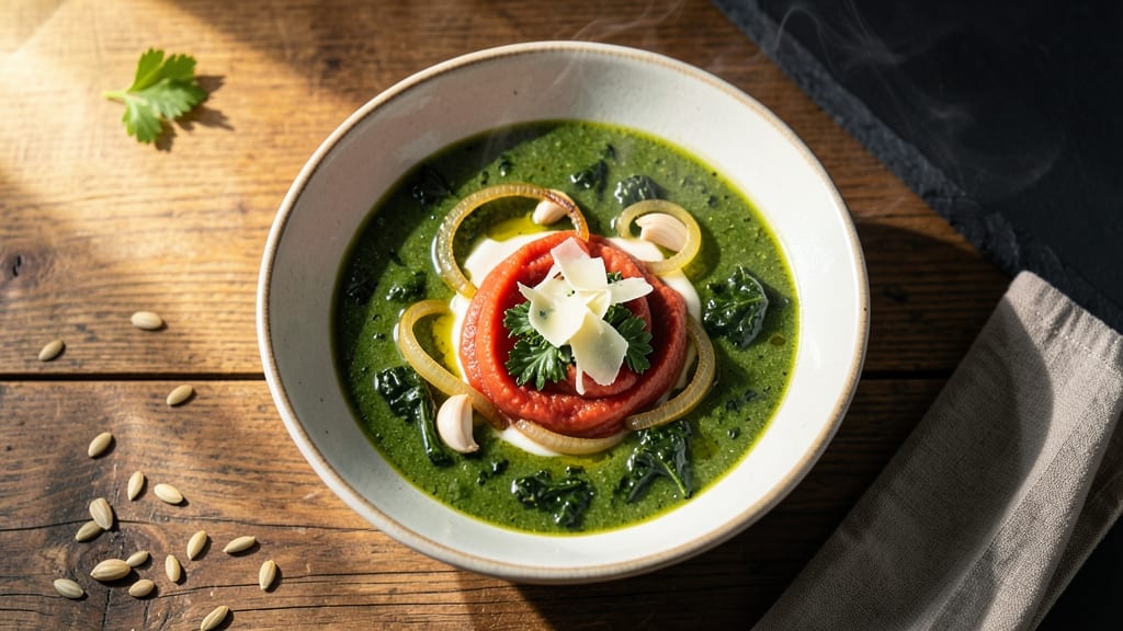Blended Kale Soup Recipe: Garlicky Green Velvety in 25 Minutes