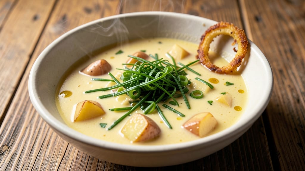 Best Leek And Potato Soup Recipe Uk: Velvety Creaminess With Crispy Herb Topping