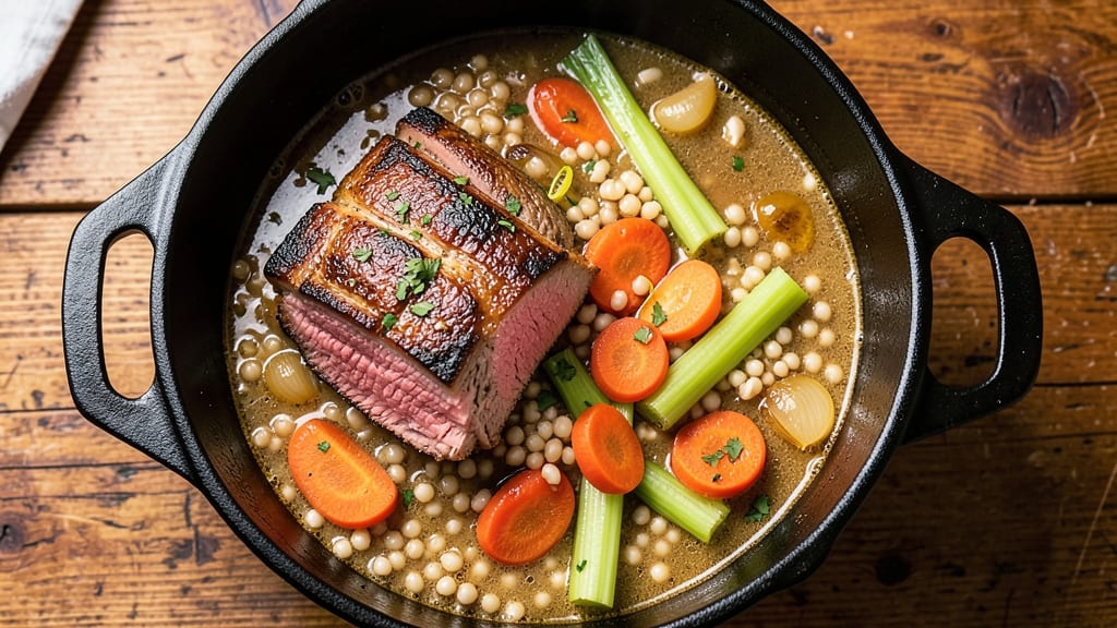 Martha Stewart's Beef Barley Soup Recipe: Hearty Winter Comfort with Chewy Barley