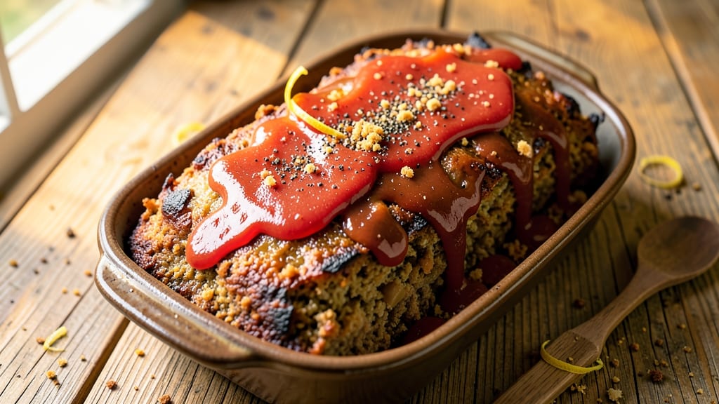 Classic Meatloaf Recipe With Lipton Onion Soup Mix: Glazed Top Crust and Juicy Interior