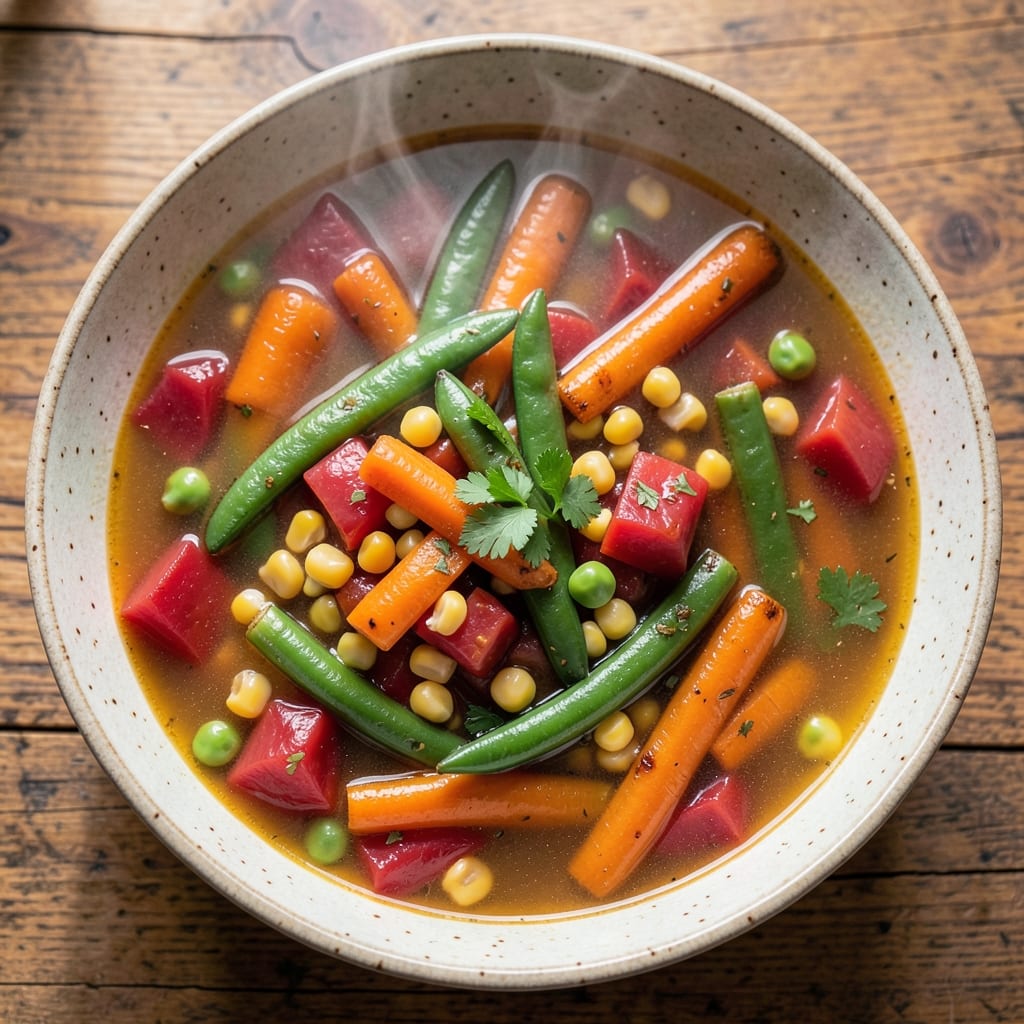 7-Can Vegetable Soup Recipe: Pantry-to-Pot Heartiness in One Simmer