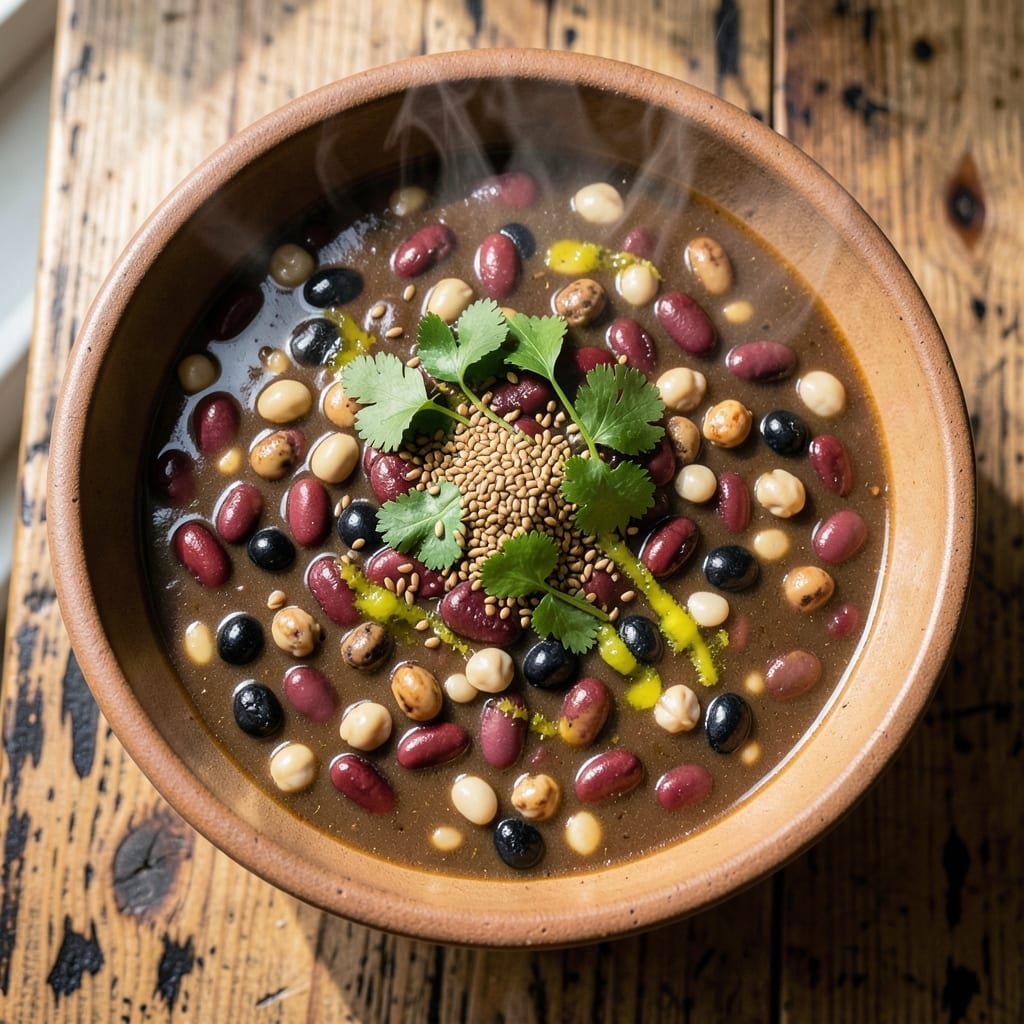 7 Bean Vegetarian Soup Recipe: Pantry-to-Pot Protein-Packed Heartiness