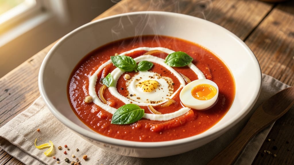 Beecher's Flagship Tomato Soup Recipe: Velvety-Smooth with Crispy Herb Garnish